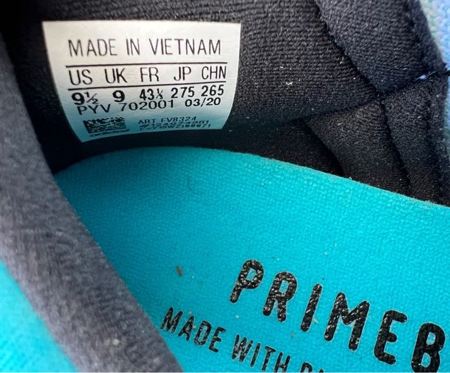 Deportivas Adidas Azul y Turquesa UK 9 FR 43  1/3