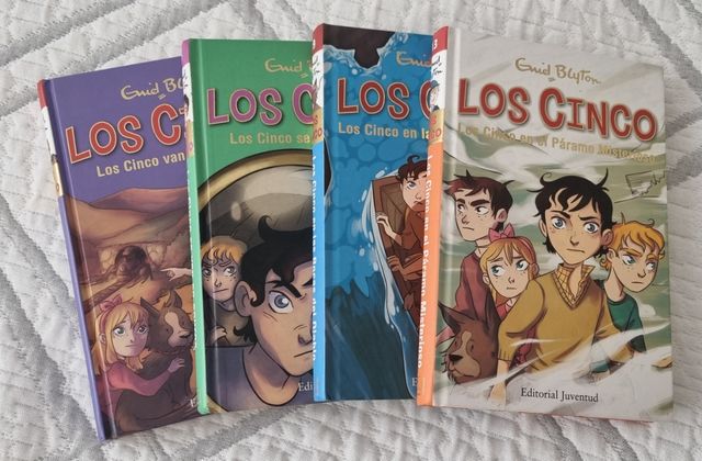 Los Cinco. 4 libros.