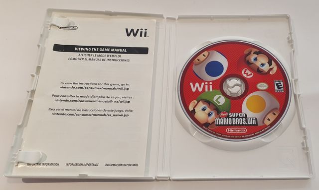 Videojuego New Super Mario Bros / Nintendo Wii