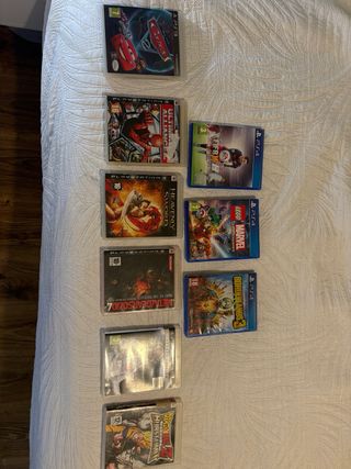 Juegos PS3 y PS4: Cars, FIFA 16, MGS4, DBZ