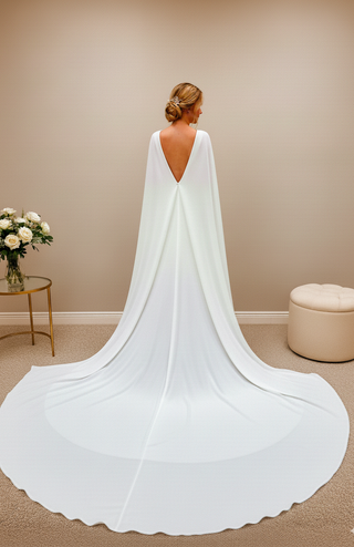 Capas de novia gasa