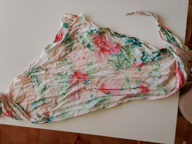 Fular con estampado floral