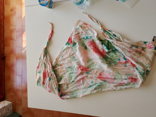 Fular con estampado floral