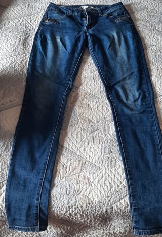 Pantalones Zero 7 Jeans .Azul
