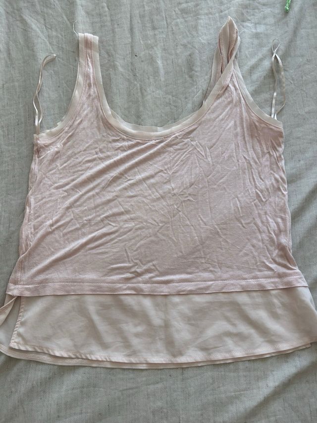 Blusa rosa con brillos