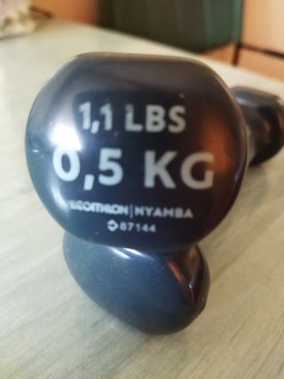 Mancuernas Fitness 0.5 kg (1.1 lbs) Decathlon