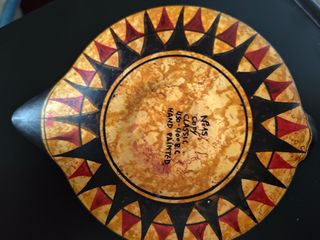 Lucerna antigua decorada