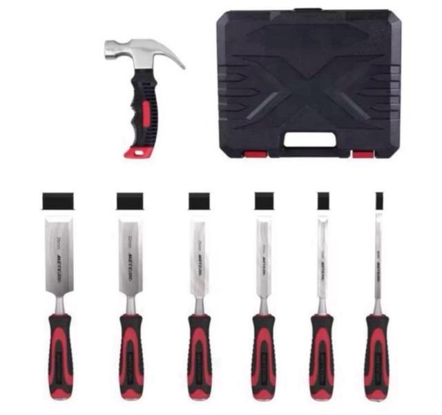 Juego de cinceles METERIK con martillo