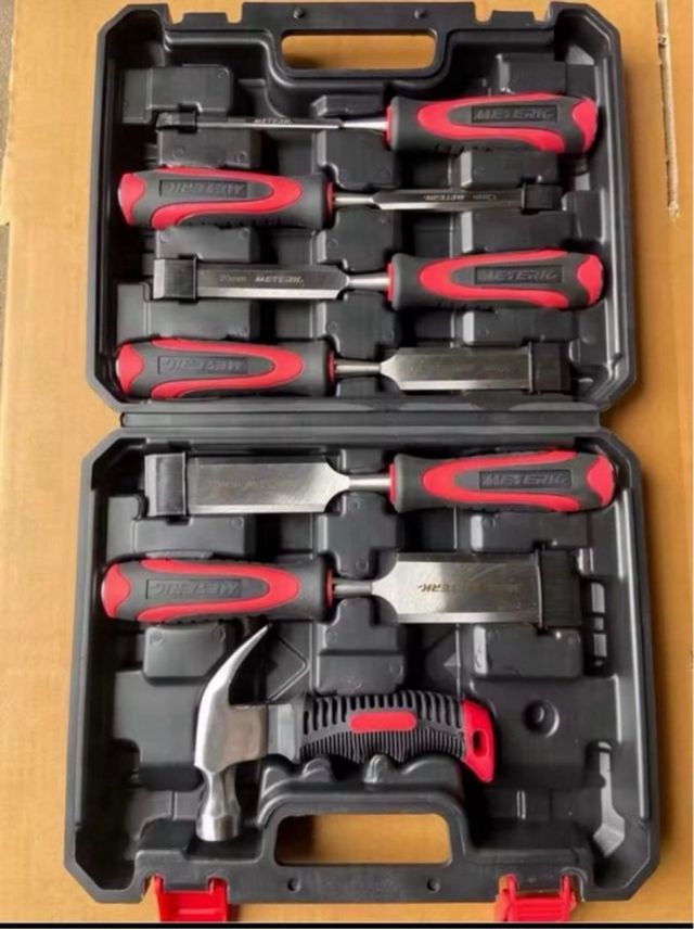 Juego de cinceles METERIK con martillo