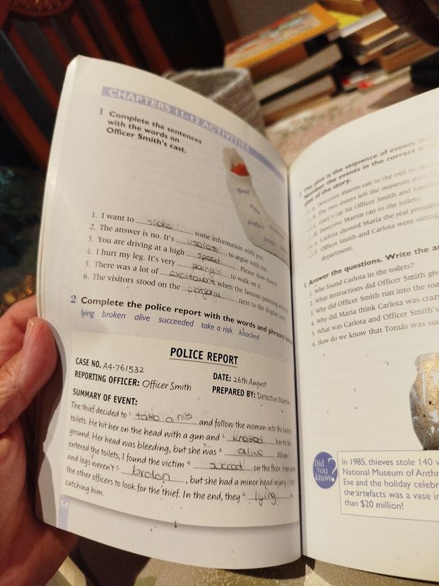 The case of the ancient artifact 3º ESO