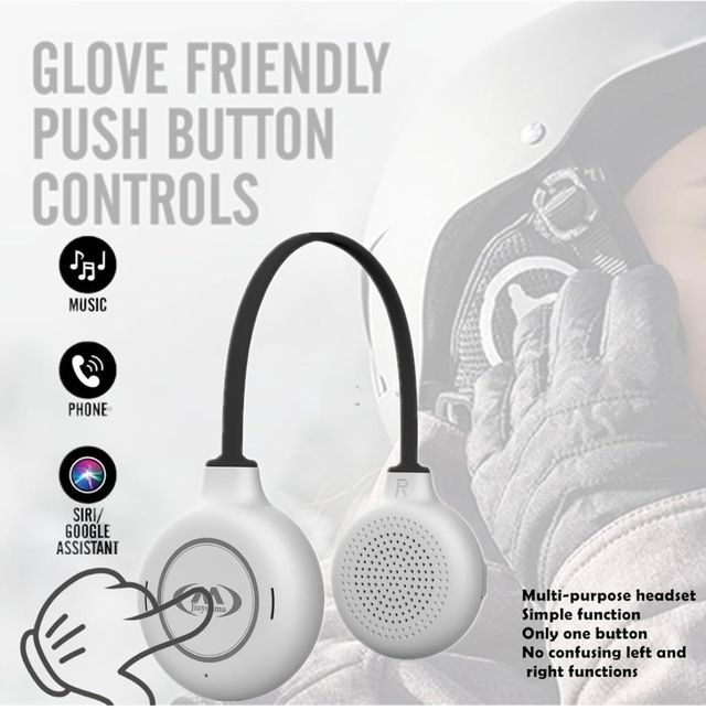 Auriculares M Jiuyunmu para Casco Blanco