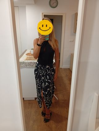 Falda Zara Estampada
