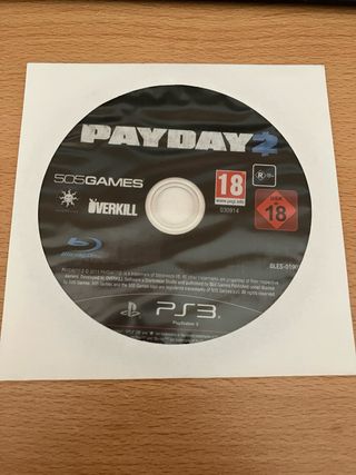 Juego PS3 Payday 2