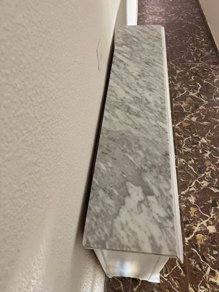 Mueble de entrada blanco de madera