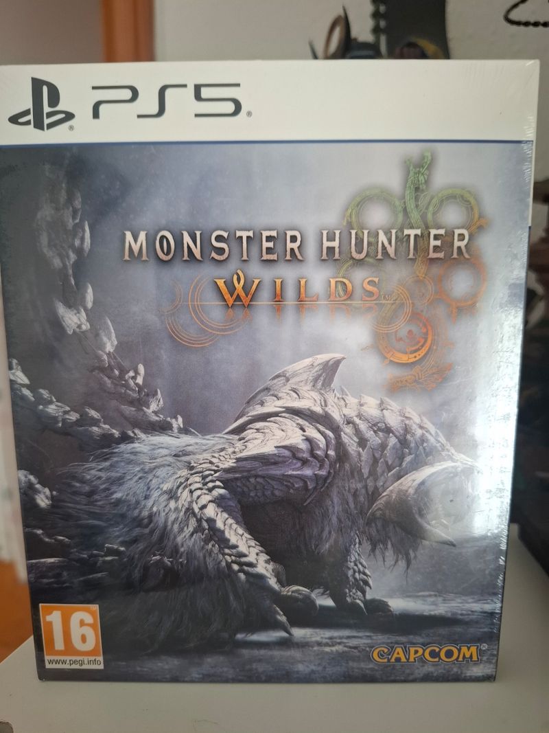 Imagen de Monster Hunter Wilds PS5 edición especial steelboo