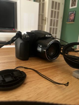 Cámara Nikon Coolpix Negra