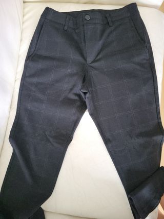 Pantalón de vestir adolescente cuadros