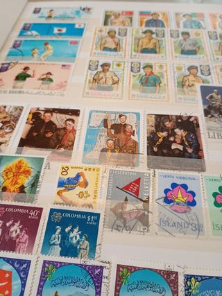 1.200 Sellos del movimiento Scout mundial