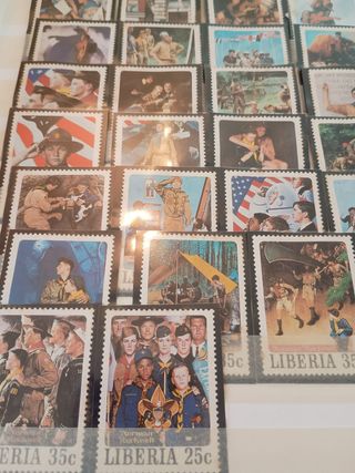 1.200 Sellos del movimiento Scout mundial