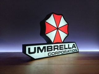Lámpara  Umbrella Corp.  Resistent evil 