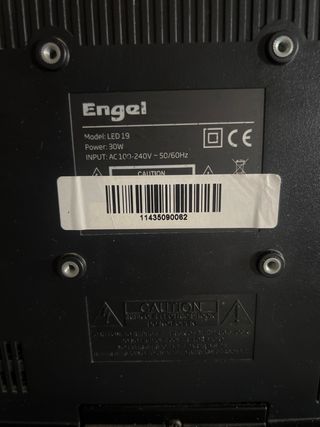 Televisor Engel LED 19 Negro