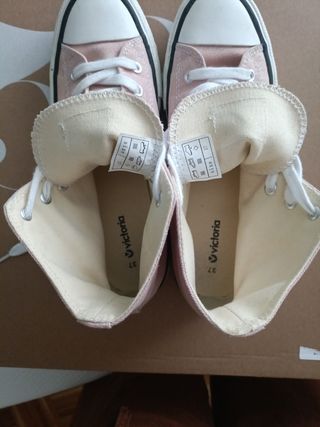Zapatillas Victoria Altas Rosa
