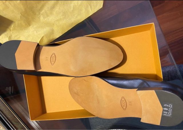 TOD'S Francesine Uomo Pelle Nere 42.5