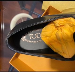 TOD'S Francesine Uomo Pelle Nere 42.5