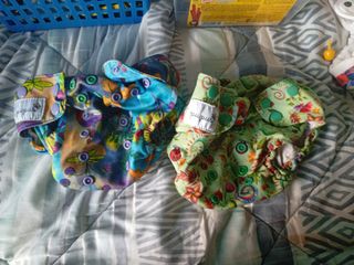 Pañales de tela reutilizables