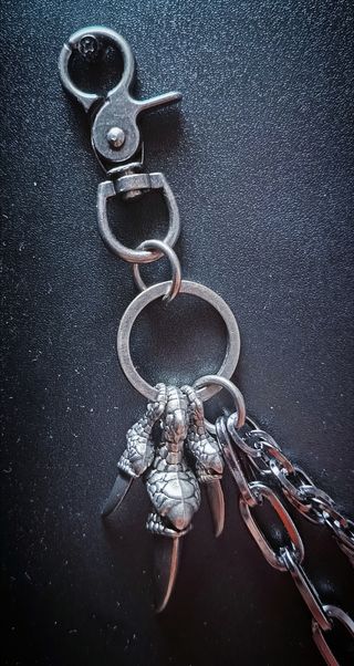 Catena portafoglio biker goth metal punk