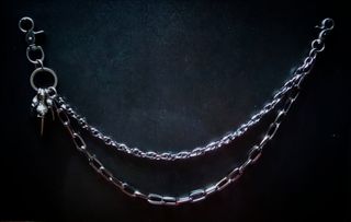 Catena portafoglio biker goth metal punk