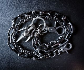 Catena portafoglio biker goth metal punk