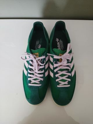 Zapatillas Adidas SL 72 OG Verdes y Blancas