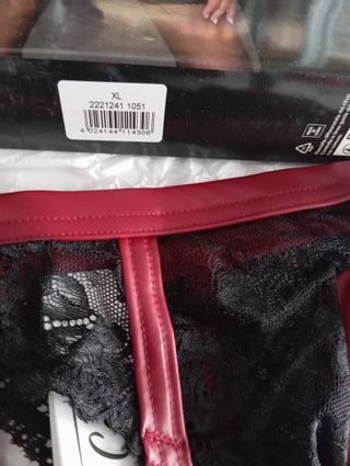 Completo Cottelli XL rosso/nero