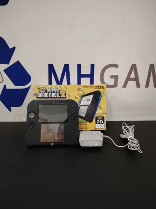 Nintendo 2DS Azul Negra
 1 Año Garantía 
