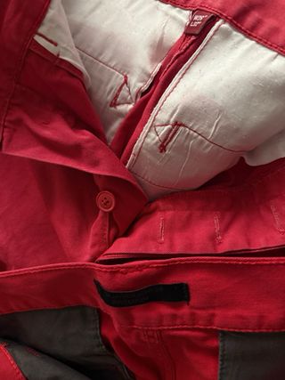 Lote 2 pantalones rojos