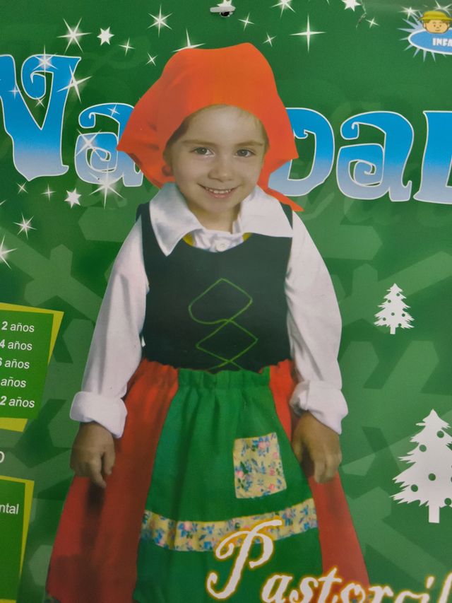Disfraz pastorcilla niña