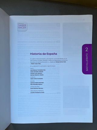 Historia De España 2 Bachillerato Libro + Cuaderno
