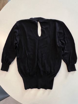 Blusa Negra Manga 3/4 Talla S