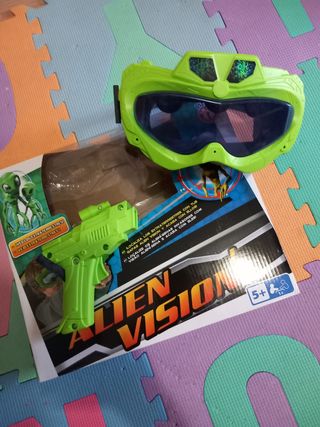 Juego Alien Vision Gafas y Pistola