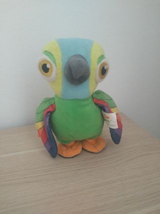 Peluche Lorito Pepe La Granja de Zenón Interactivo