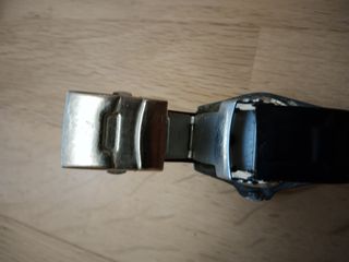 Reloj Marea Hombre Negro y Plateado