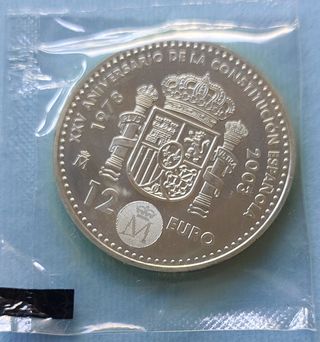 MONEDA de Plata 12 Euros  ESPAÑA AÑO 2003