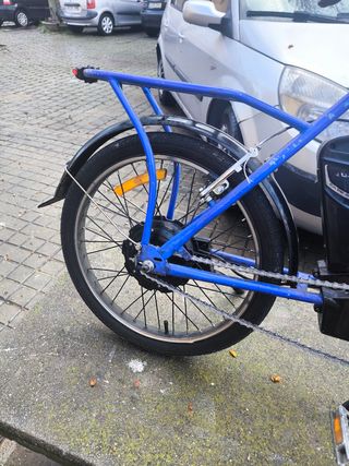 Bicicleta Eléctrica Skate Flash Azul
