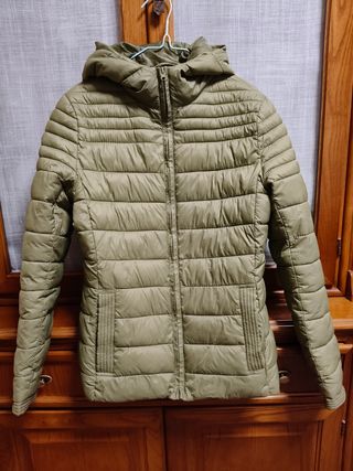 Anorak mujer verde oliva