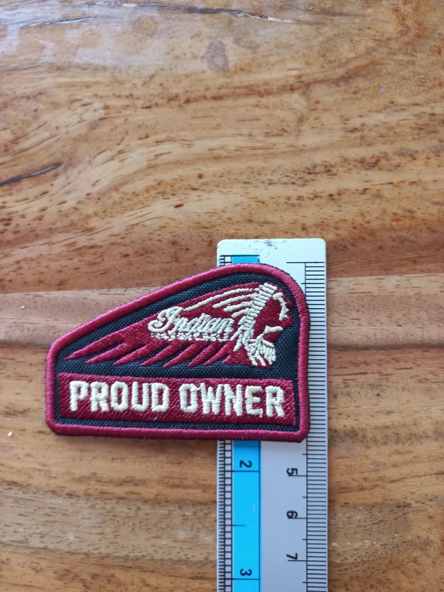 Parche Indian Motorcycle Proud Owner para moto