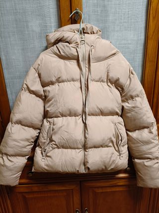Anorak mujer beige
