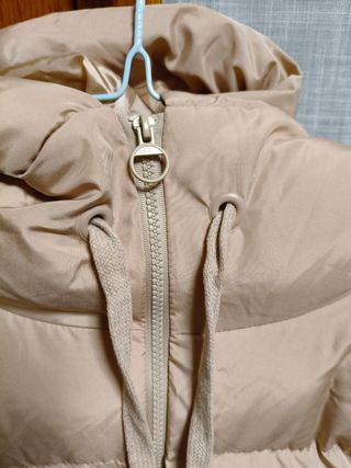 Anorak mujer beige