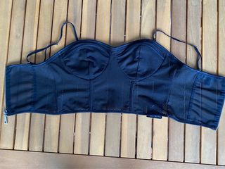 Top Guess Tirantes Desmontables Negro