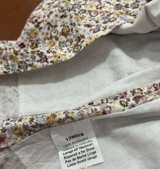 Vestitino neonato floreale giallo